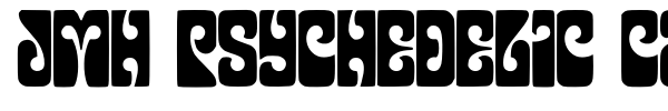 JMH Psychedelic CAPS font preview